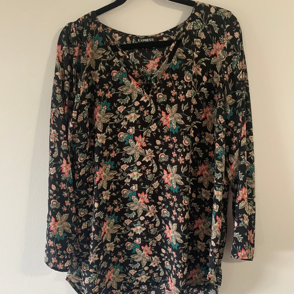 Long Crisscross Blouse